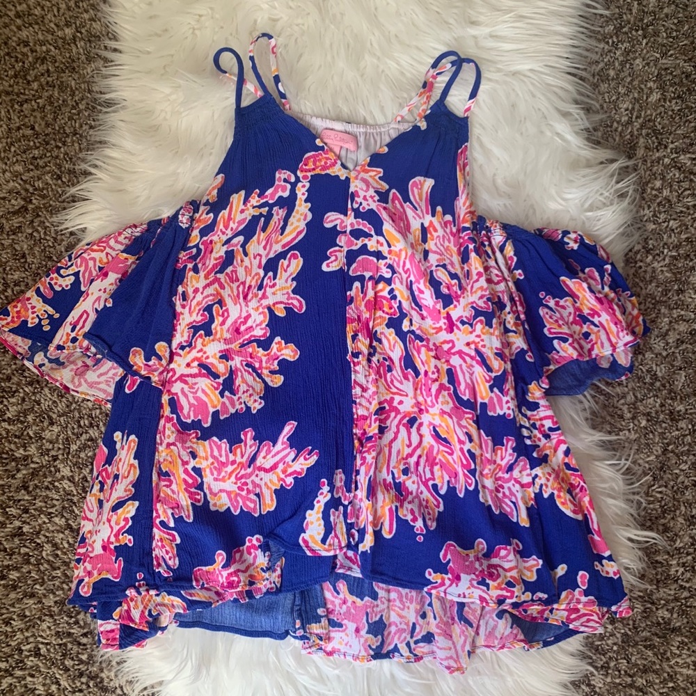 EUC Lilly Pulitzer Off the Shoulder Top